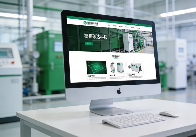 福州碳达科技网站效果图